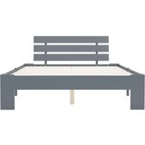  Posteljni okvir siv iz trdne borovine 140x200 cm, (20606434) | Shoptok.si