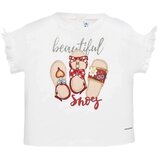 Mayoral Majice s kratkimi rokavi 1064 camiseta Blanco Bela Cene
