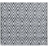 Vanjski Zunanja preproga bela in črna 190x290 cm PP, (20764540) | Shoptok.si