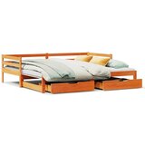 vidaXL Dnevni krevet na razvlačenje bez madraca voštano smeđi 90x200cm | shoptok.hr