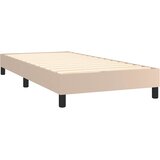  s oprugama i madrac cappuccino 100x200cm od umjetne kože | shoptok.hr