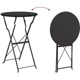 Bistro Stol Antracit Ø 50 x 71 cm Čelik s prahom | shoptok.hr