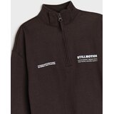 Sinsay Dreserica half-zip s natpisom | shoptok.hr