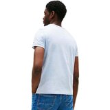 Tommy Hilfiger Slim Logo Embroidery T-Shirt Heathered Blue Plava | shoptok.hr