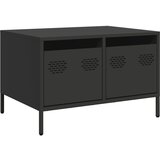 Maison Chic TV omarica - TV enota - Televizijska omarica črna 68x50x43,5 cm hladno valjano jeklo, (21701287) | Shoptok.si