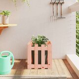 vidaXL Vrtno korito z ograjico 40x40x40 cm trden les douglas | Shoptok.si