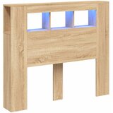  LED uzglavlje boja hrasta sonome 120x18,5x103,5 cm | Eponuda.ba