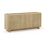 Marckeric Komoda u dekoru hrasta u prirodnoj boji 180x80x40 cm Daira – | shoptok.hr