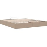 vidaXL Otomanski posteljni okvir brez vzmetnice kapučino 200x200 cm, (21608887) | Shoptok.si