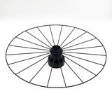  Zidno svetlo MONTANA 1xE27/15W/230V prečnik 45 cm crno | Eponuda.com