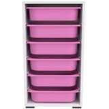 Hanah home višenamenska polica bronz 6N white pink | ePonuda.com