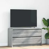 vidaXL TV omarica siva sonoma 100x35x54 cm inženirski les