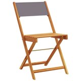 vidaXL 3-dijelni bistro set od tkanine i masivnog drva antracit | shoptok.hr