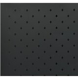 Sobna pregrada s 3 panela crna 120 x 180 cm čelična | shoptok.hr