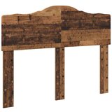  Okvir za krevet s uzglavljem Staro drvo 120 x 190 cm | shoptok.hr