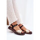 S. BARSKI Leather Elegant Women's Sandals S.Barski GR51-603 Gold | shoptok.hr