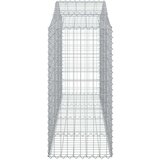  Lučne gabionske košare 30kom 200x50x120/140cm pocinčano željezo | shoptok.hr