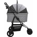  Sklopiva kolica za kućne ljubimce Siva 78 x 54 x 101 cm | Eponuda.com