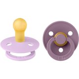 Bibs Colour Natural Rubber Size 1: 0+ months duda Violet Sky / Mauve 2 kos | Shoptok.si