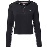 Tommy Hilfiger Jeans Tommy Jeans Sweatshirt - TJW SLIM TAPE HOODIE LS black Cene