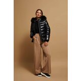 Marisse Quilted Jacket With A Fur Hood | ePonuda.com