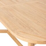 Bloomingville Blagovaonski stol od masivnog kaučuka 100x200 cm Serrone – | shoptok.hr