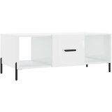 Maison Chic Klubska mizica - kavna mizica - Nizka mizica visok sijaj bela 102x50x40 cm inženirski les, (21752770) Cene