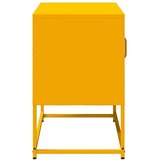 vidaXL TV omarica gorčično rumena 68x39x60,5 cm jeklo | Shoptok.si