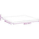  Jastučići za madrace Bijela i zelena 200 x 200 cm | shoptok.hr