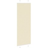  Plisirana zavjesa krem boje 75x200 cm Širina tkanine 74,4 cm Poliester | shoptok.hr