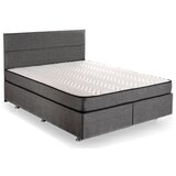 Hanah home Bračni krevet s prostorom za odlaganje Srebrna 140x38x190cm Crna | Eponuda.ba