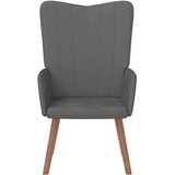  Stolica za opuštanje tamnosiva baršunasta | shoptok.hr