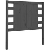  Uzglavlje sivo 106 x 4 x 100 cm od masivne borovine | shoptok.hr