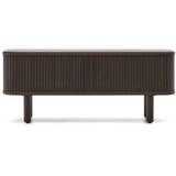 Kave Home Tamno smeđa TV komoda u dekoru jasena 120x50 cm Mailen – Cijene