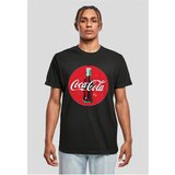 Merchcode Men's T-Shirt Logo Coca Cola Bottle Black | shoptok.hr