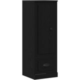  Visoki ormar Crna hrastovina 132x35 5x103 5 cm Konstruirano drvo | shoptok.hr
