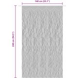  Zavjesa s makrameom smeđe-siva 140 x 240 cm pamučna | shoptok.hr