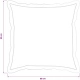  Presvlaka za jastuk 2 kom. HOUTEN Krem 80 x 80 cm - Krem 80 x 80 cm 2 | shoptok.hr