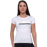 GymBeam Ženska majica Strong Tomorrow Grey