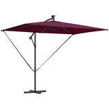  Suncobran S LED lampica Bordeaux Crvena 294 x 200 x 270 cm | shoptok.hr
