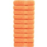 vidaXL Premium brisače SOLUND 10 kosov oranžna 70x140cm 600 g/m2 | Shoptok.si