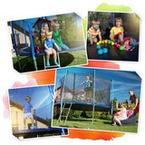  Vrtni trampolin Neo-Sport 14 ft / 435 cm s unutarnjom zaštitnom mrežom i ljestvama | shoptok.hr