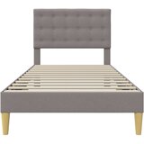  Krevetna konstrukcija Sivosmeđa 90 x 200 cm Tkanina | Eponuda.com