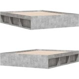  Za krevet siva boja betona 160x200 cm | shoptok.hr