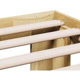 vidaXL Okvir kreveta bez madraca 135x190 cm puno drvo hrast | shoptok.hr