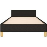  Za krevet s uzglavljem crni 90x200 cm od tkanine | shoptok.hr