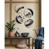 WALLXPERT Huhu1733 - 40 x 40 Multicolor Decorative Framed MDF Painting (4 Pieces) | Eponuda.com