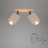 BRILONER 2078-021 - Reflektorsko svetlo SPOTLIGHT 2xE27/25W/230V bež | Eponuda.com