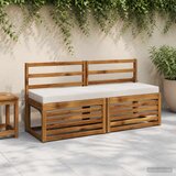  Jastučići za klupe SOEST 2 kom. 100% poliester Bijela | Shoptok.si