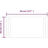  LED kupaonsko ogledalo 40x20 cm | shoptok.hr